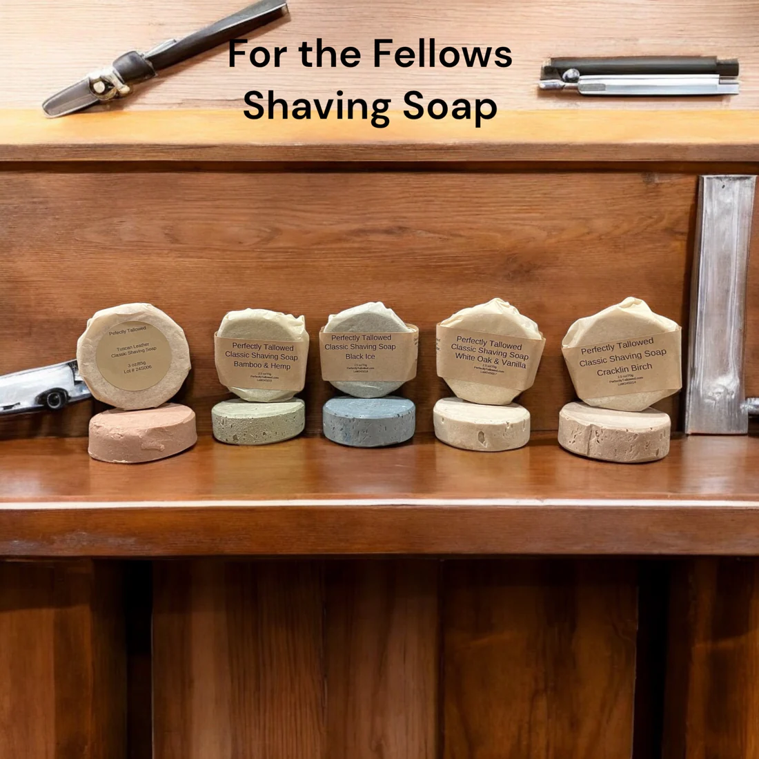 Shaving Cup, Brush, and Soap