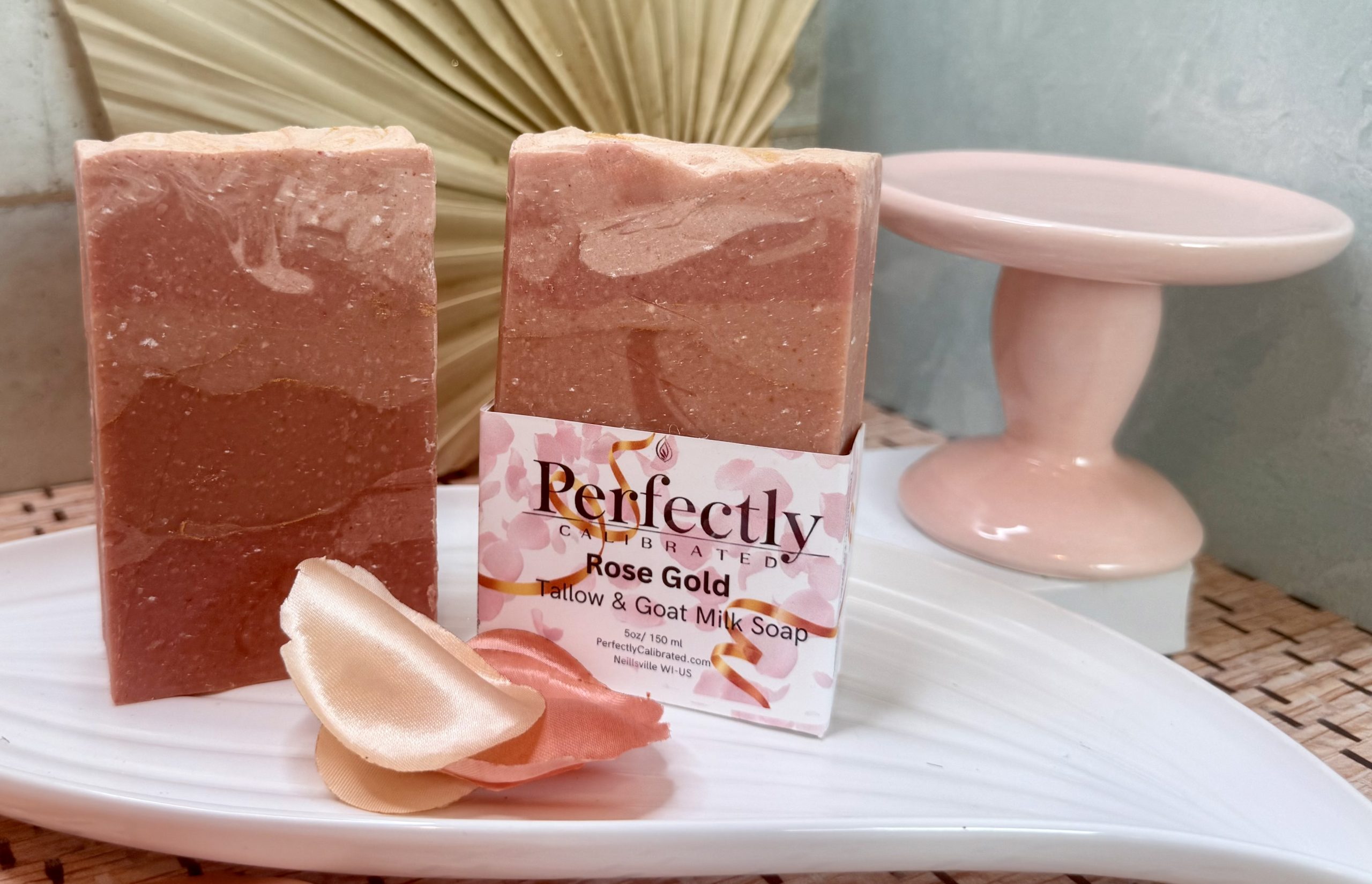 Rose Gold Tallow and Goat Milk Soap