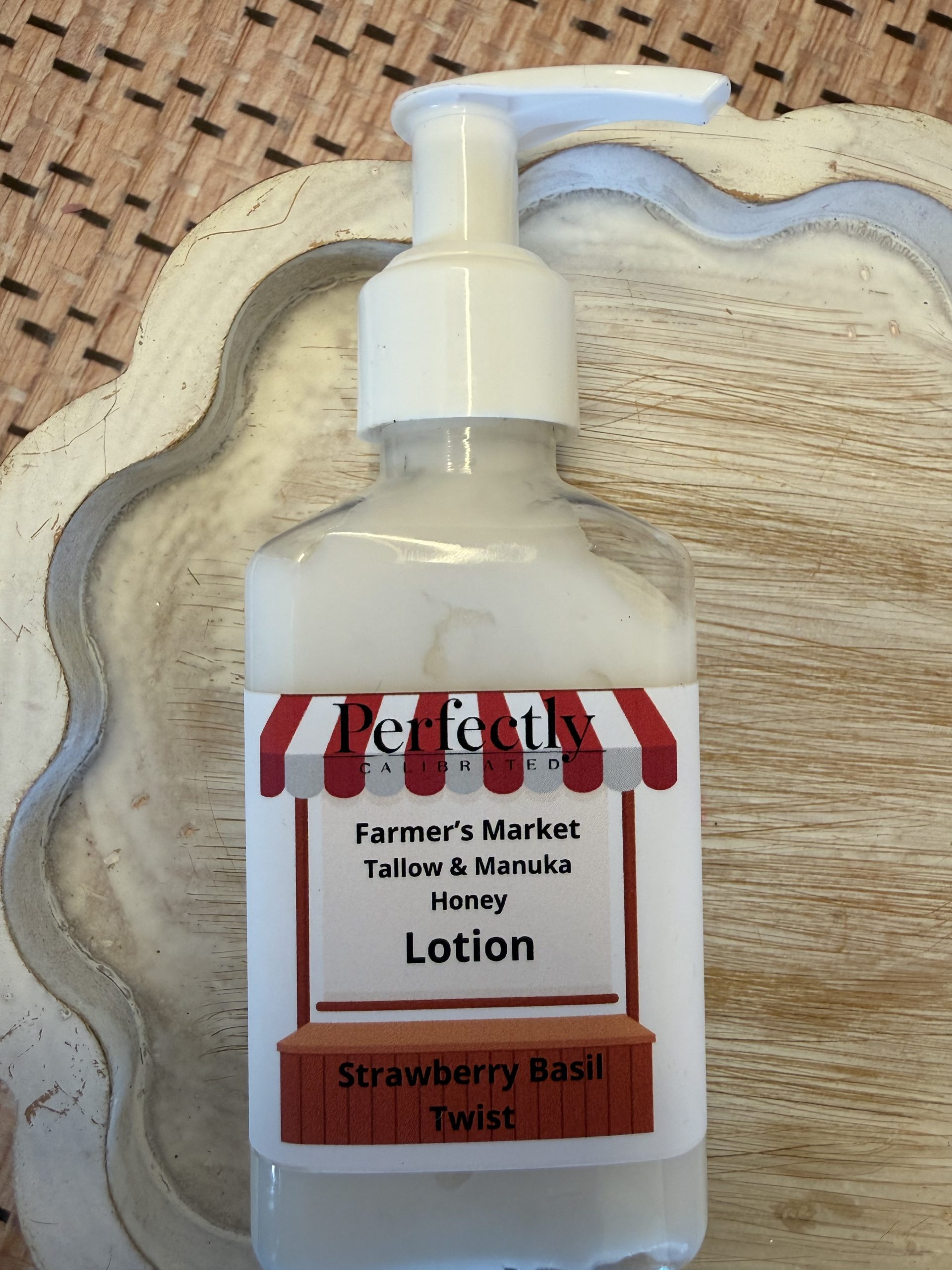 Farmer's Market StrawBerry Basil Twist Lotion 3.5 oz