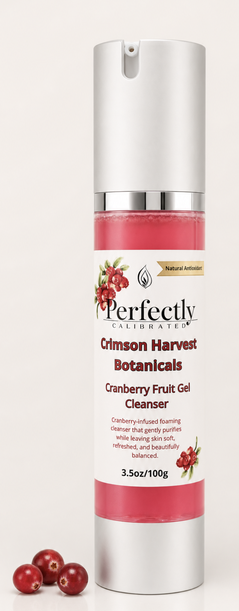Crimson Harvest Botanicals/Cranberry Fruit Gel Cleanser